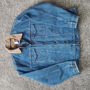 Vintage Wrangler Blanket Lined Denim Jacket
